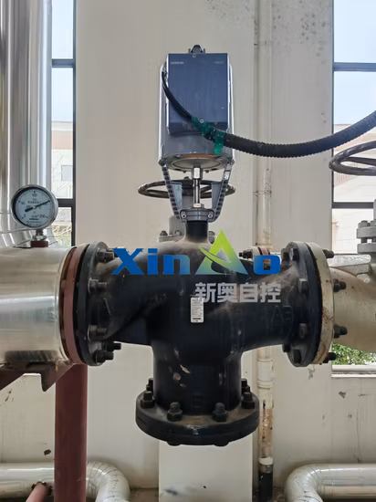 Electric Proportional Integral Control Valve Central Air-Conditioning Temperature Control Electric Valve